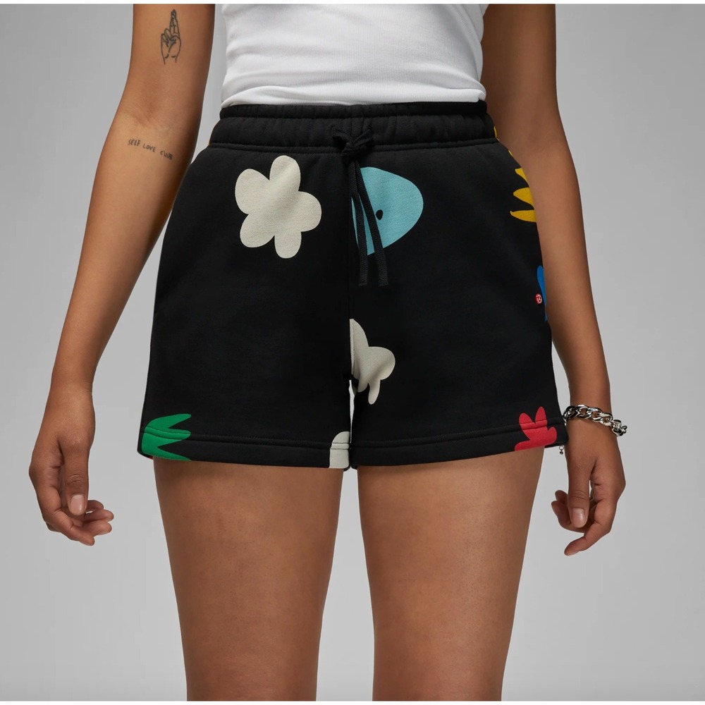 Jordan Artist Series Mia Lee Black Fleece Shorts Womens‎ 1X